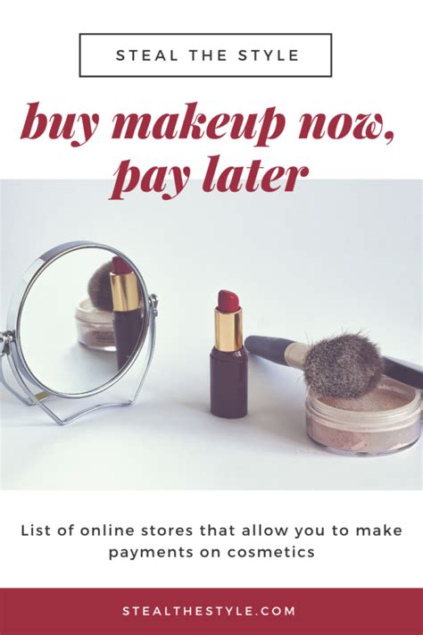 buy makeup now pay later.